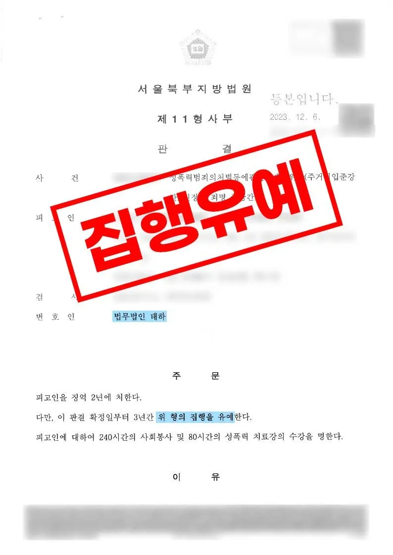 호텔 객실 주거침입준강간 혐의에서 주거침입 무죄 및 준강간 집행유예가 선고된 사례