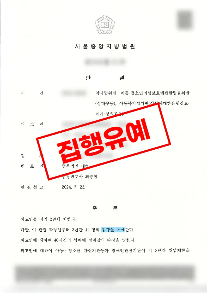 증거기록 검토를 바탕으로 인정과 양형에 집중한 사례