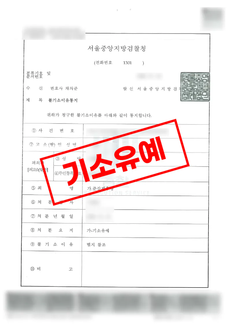 군 복무 중 준강제추행 혐의, 형사조정 합의로 기소유예 처분된 사례