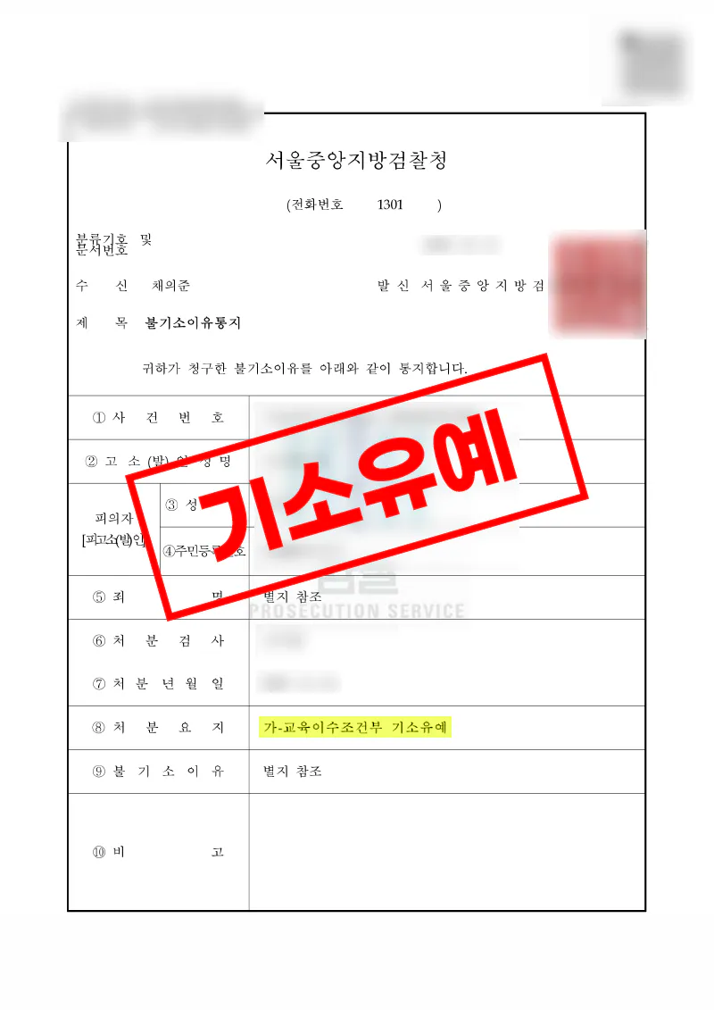 카메라등이용촬영 화장실 불법촬영 혐의에서 교육이수조건부 기소유예를 받은 사례
