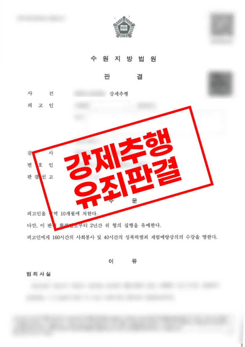 식당 주방 강제추행 사건에서 CCTV와 목격자 진술로 유죄 판결을 이끈 사례